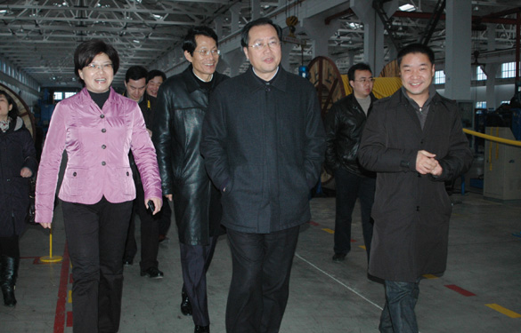 江苏省生长和革新委员会主任、党组书记毛伟明来pg电子集团视察