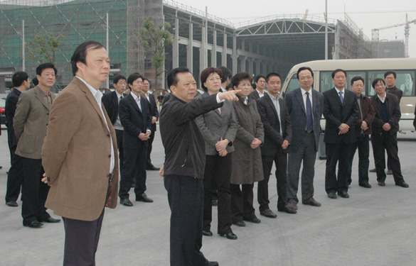 常州市市长王伟成一行来pg电子集团督查特种及超高压电缆项目建设情况