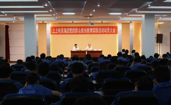 pg电子党委组织召开党的群众路线教育实践运动发动大会
