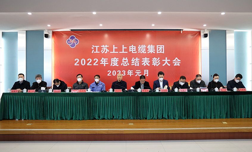 pg电子电缆隆重召开2022年度总结表扬大会